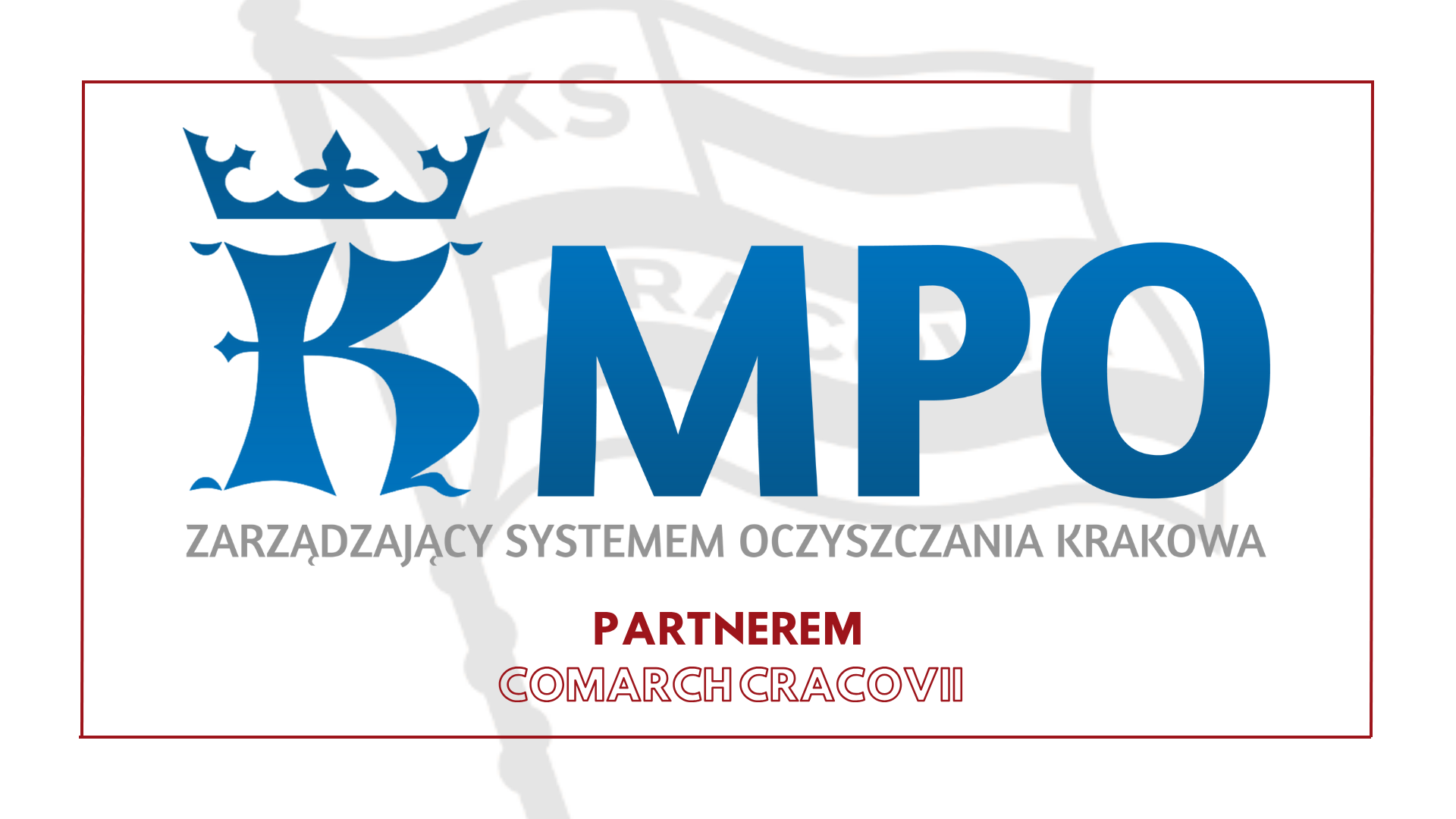 MPO Kraków partnerem Comarch Cracovii
