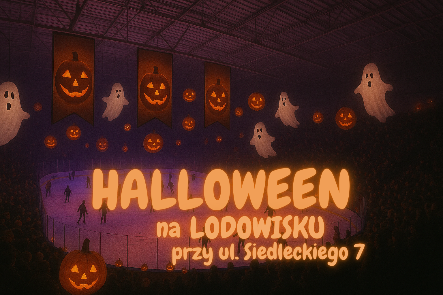 Halloweenowa ślizgawka przy Siedleckiego