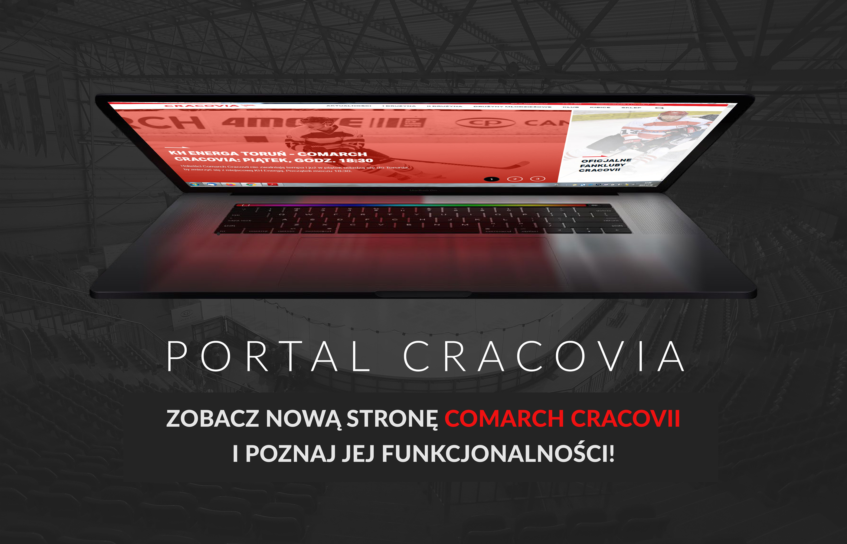WITAMY NA NOWEJ ODSŁONIE PORTALU CRACOVIA-HOKEJ.PL!