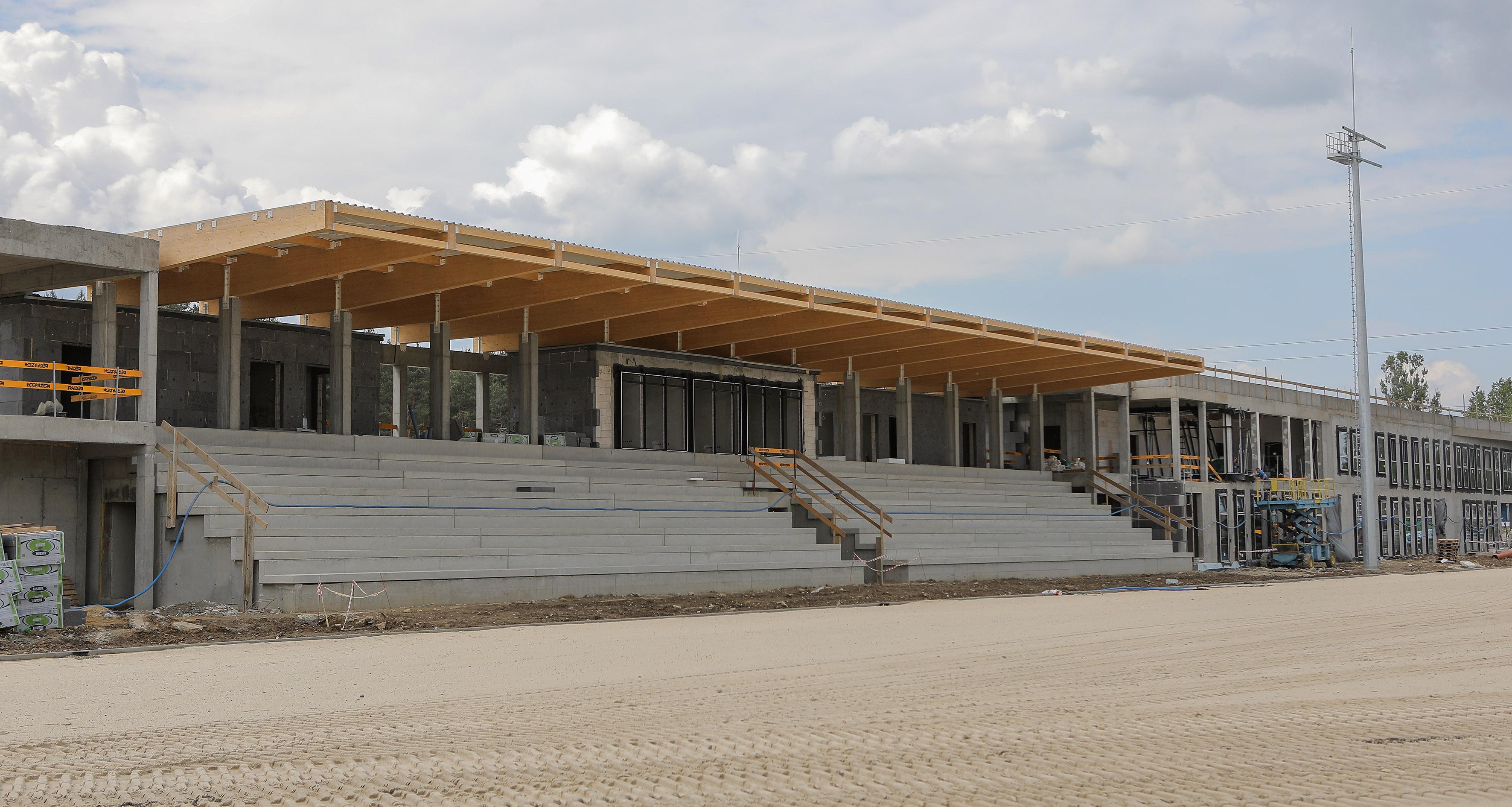 Wizyta na budowie Cracovia Training Center [FOTO]