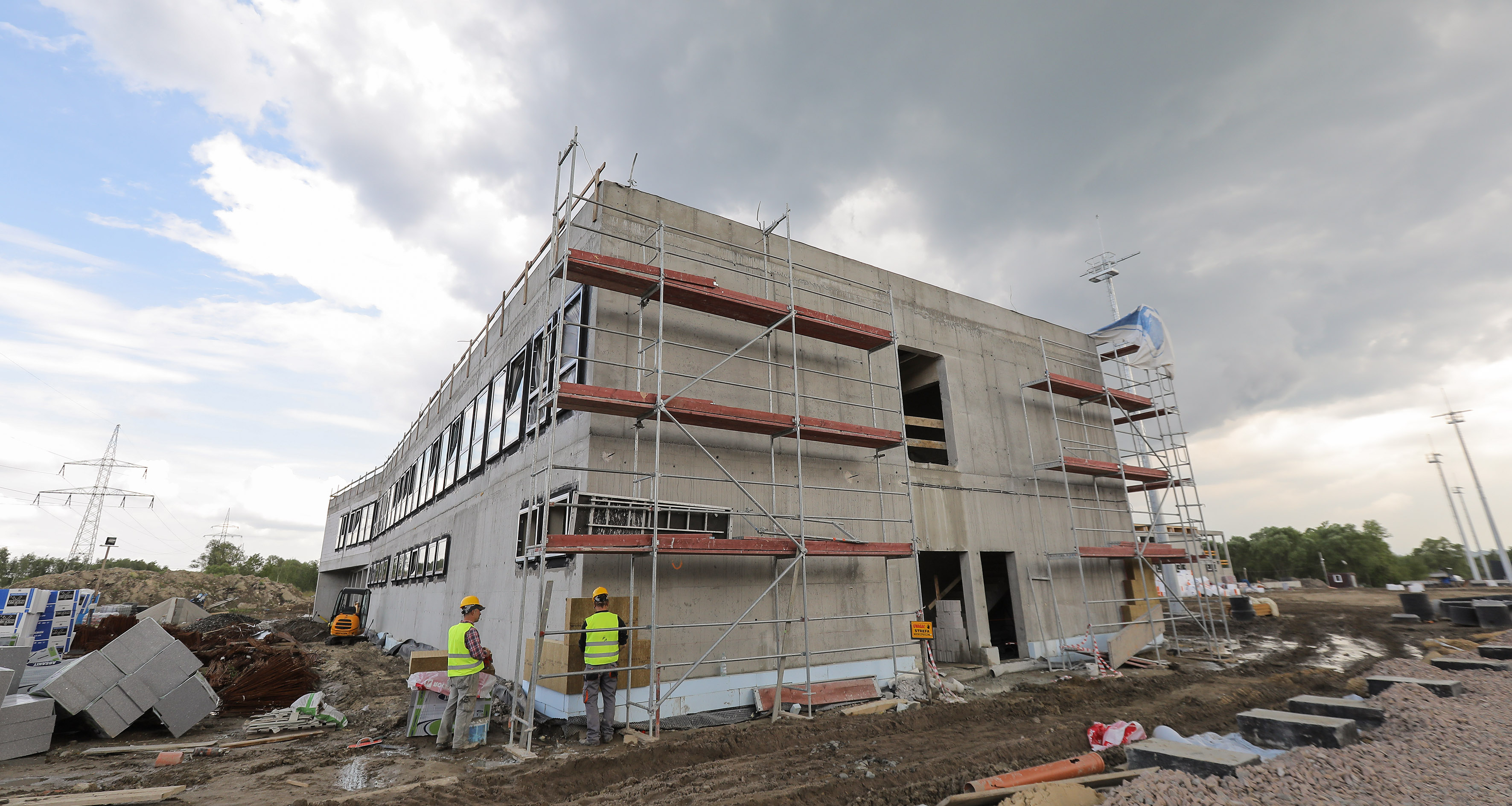 Raport z budowy Cracovia Training Center [VIDEO]