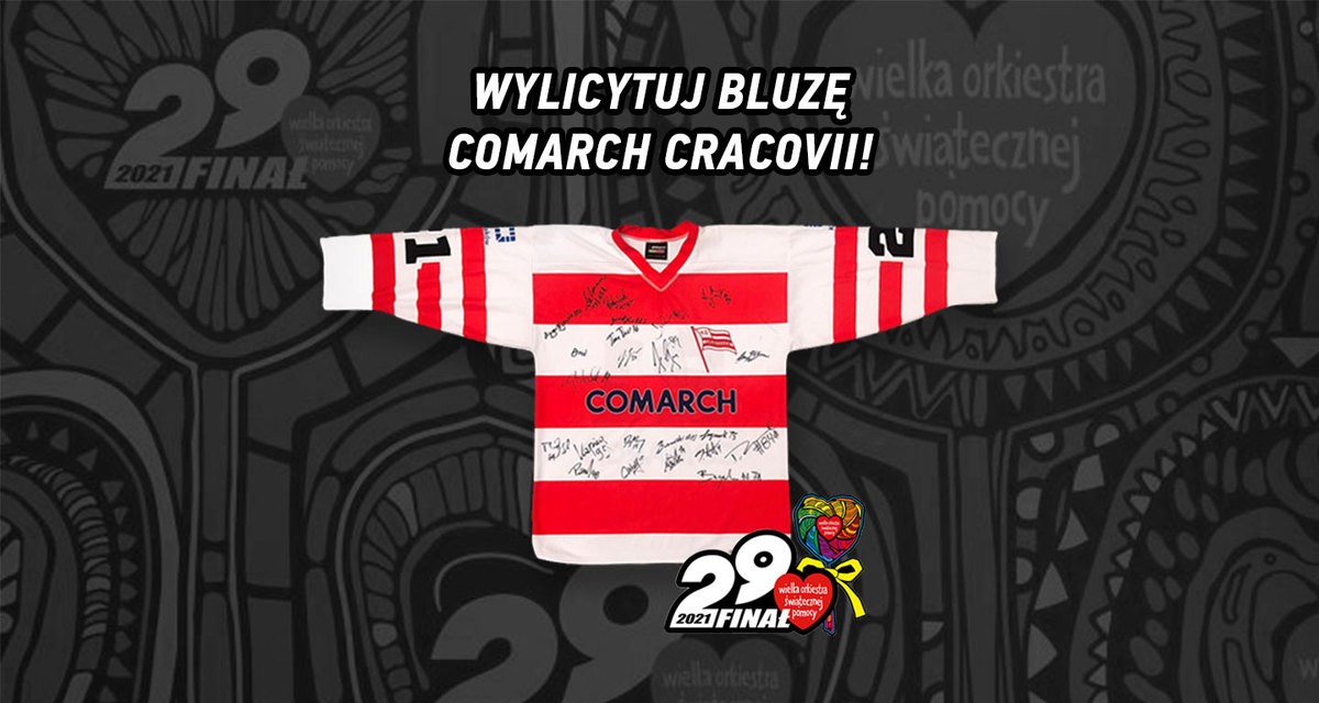 Comarch Cracovia wspiera 29. Finał Wielkiej Orkiestry Świątecznej Pomocy!