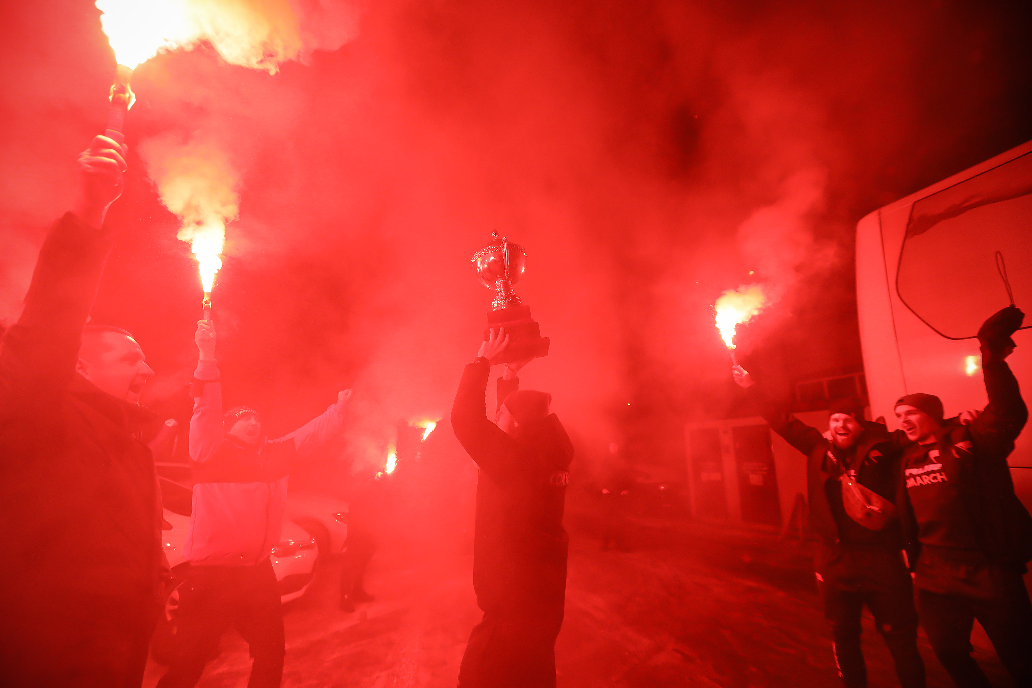 Powitanie Zdobywców Pucharu Polski w Krakowie [FOTO]