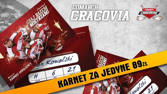 Karnety na hokej wciąż w sprzedaży! 89 zł!