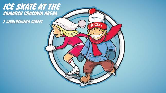 Ice skate at the Comarch Cracovia arena!