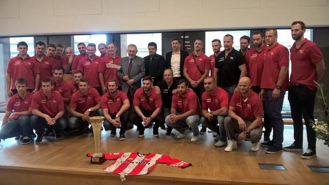 Comarch Cracovia visited Kraków Mayor