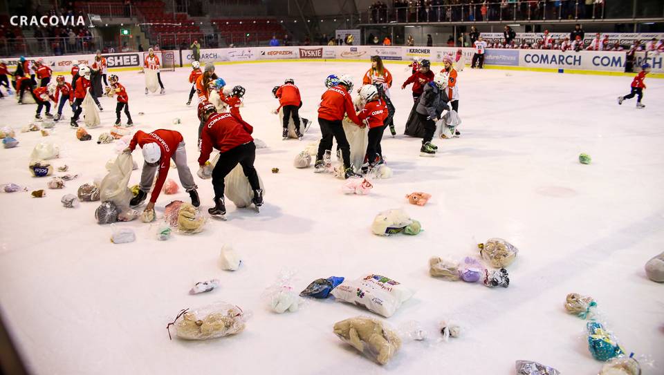 Fifth annual Teddy Bear Toss on Sunday, December 3rd