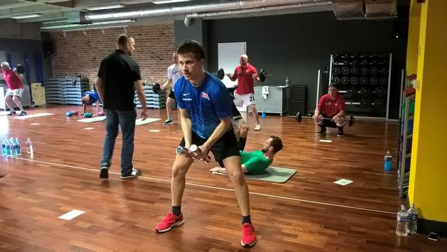 Hokeiści Cracovii ostro trenują w Saturn Fitness! 