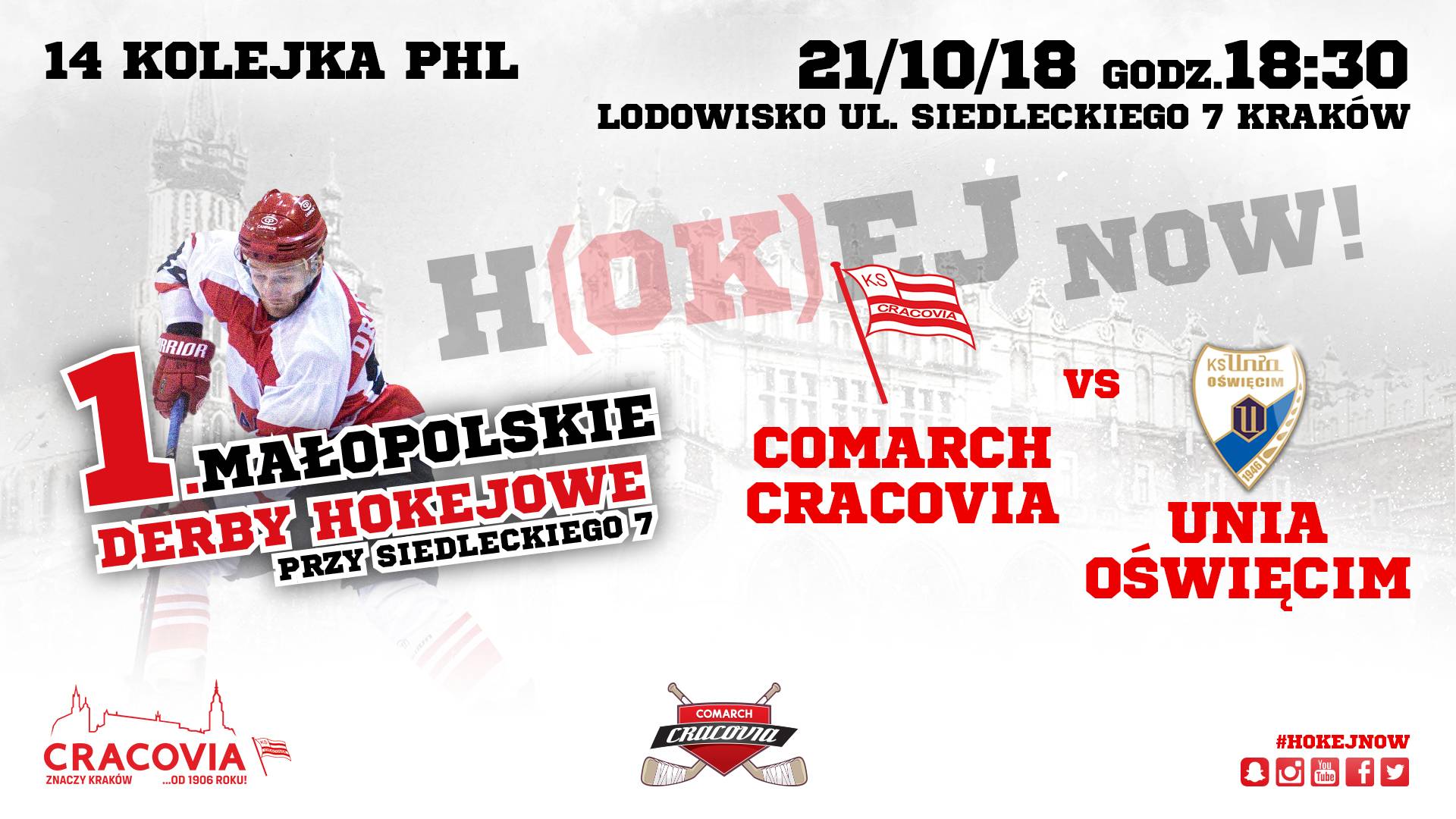 Comarch Cracovia - Unia Oświęcim [TRANSMISJA]