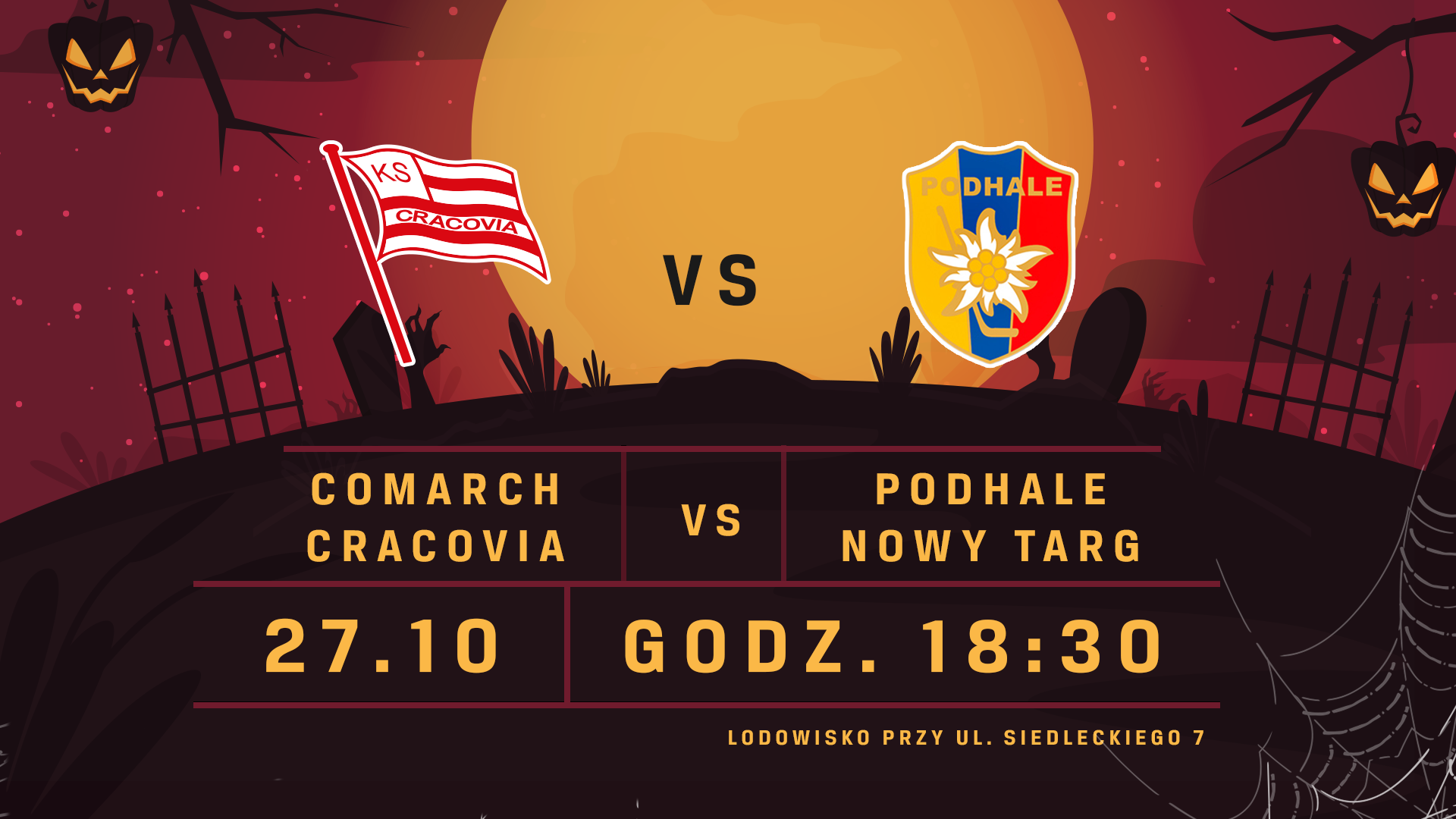 Comarch Cracovia - Podhale Nowy Targ (TRANSMISJA, RELACJA LIVE)