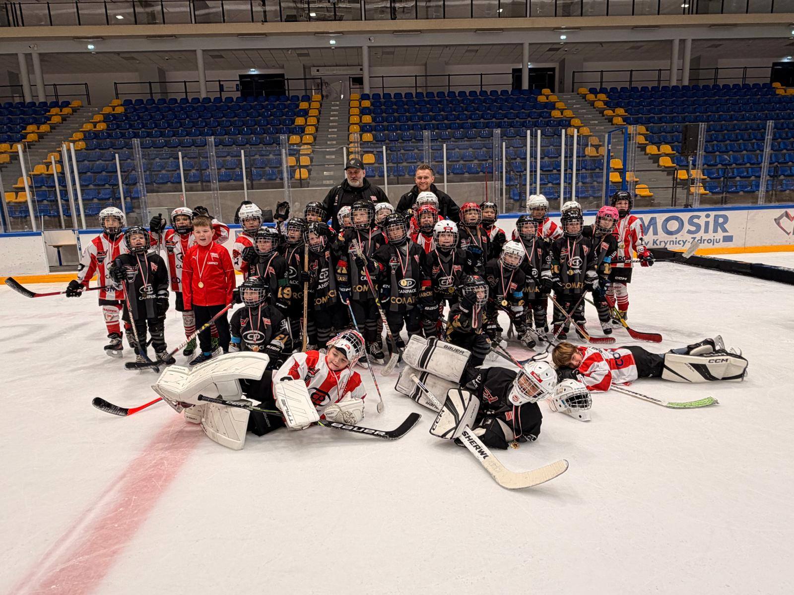 Minihokej na turnieju w Krynicy