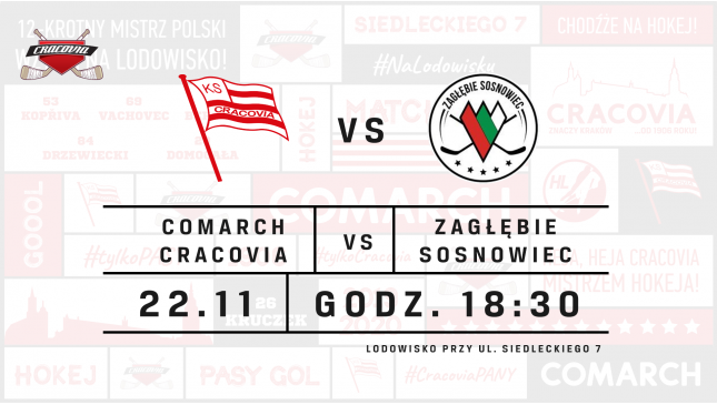 COMARCH CRACOVIA - ZAGŁĘBIE SOSNOWIEC [RELACJA LIVE, TRANSMISJA]