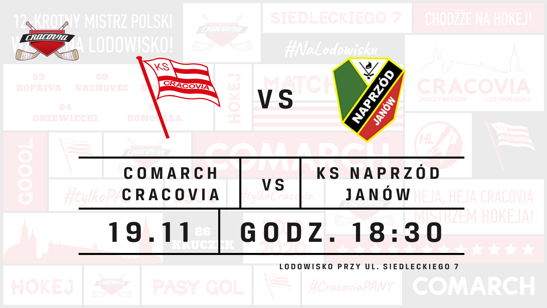 Comarch Cracovia - KS Naprzód Janów [RELACJA LIVE, TRANSMISJA]