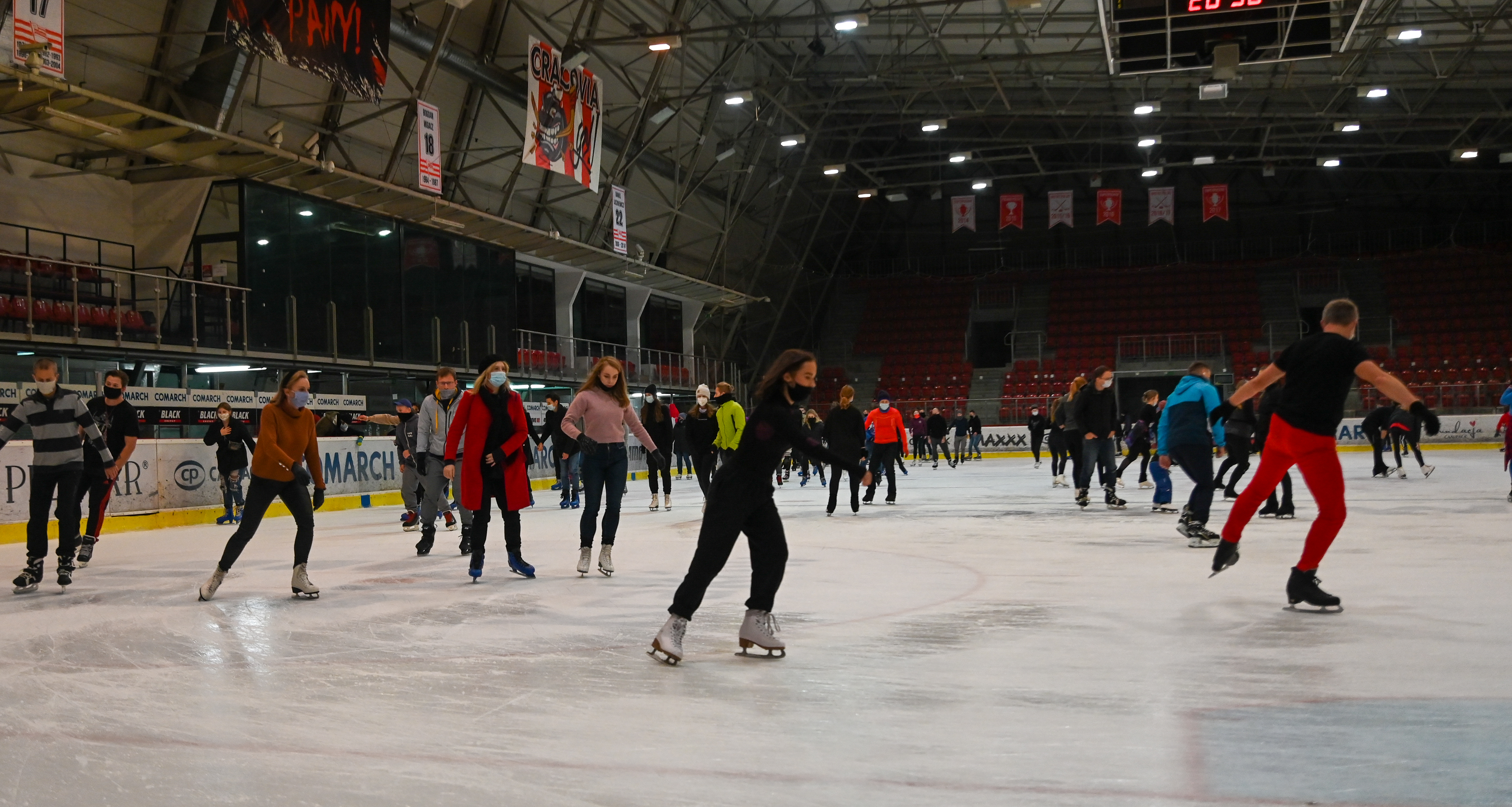 Ice skating sessions cancelled
