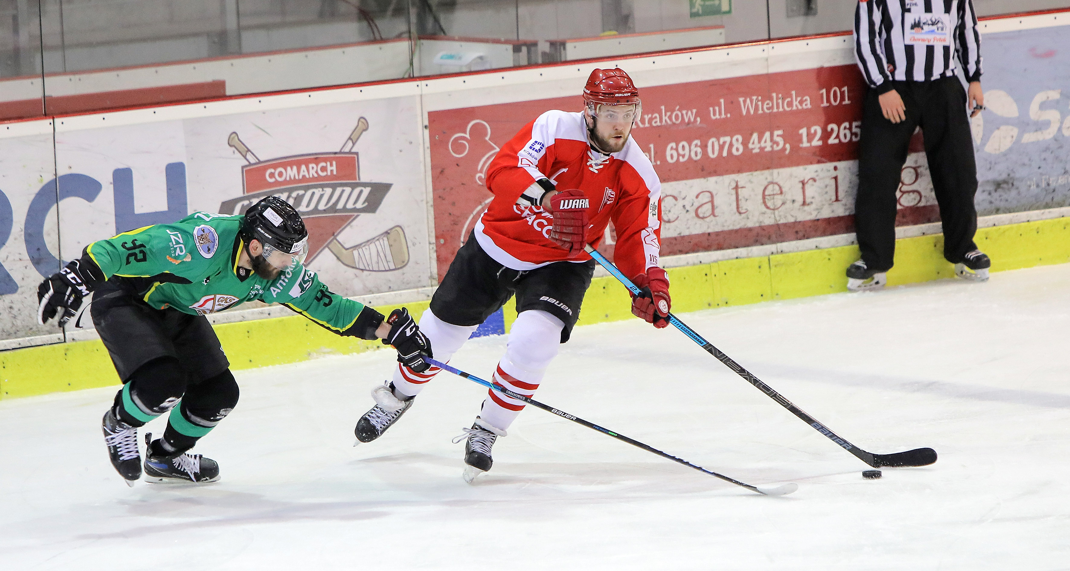 Finał play-off (mecz 4): Comarch Cracovia - JKH GKS Jastrzębie [TRANSMISJA, RELACJA TEKSTOWA]