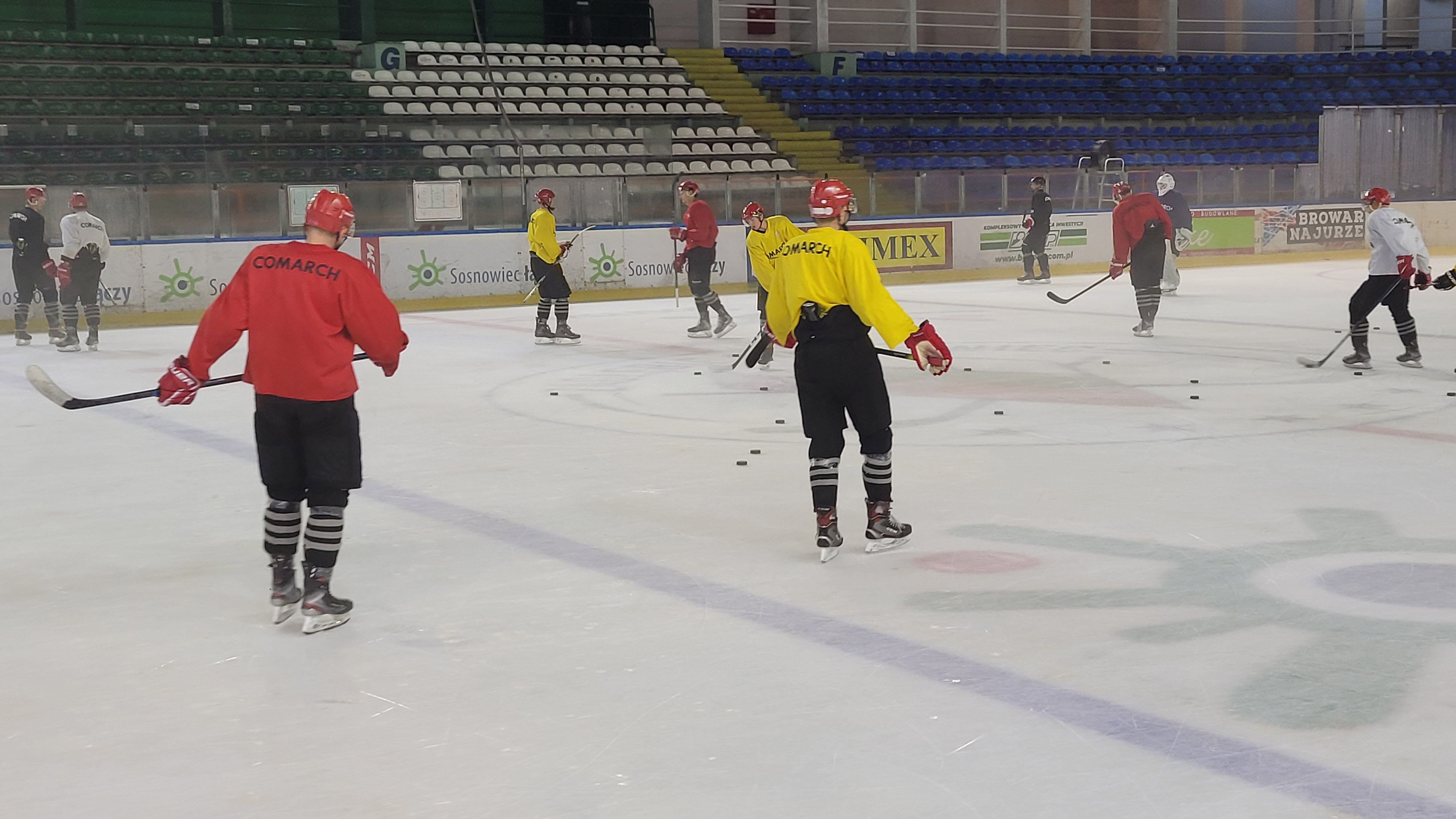 Pierwszy trening na lodzie w Sosnowcu [FOTO]