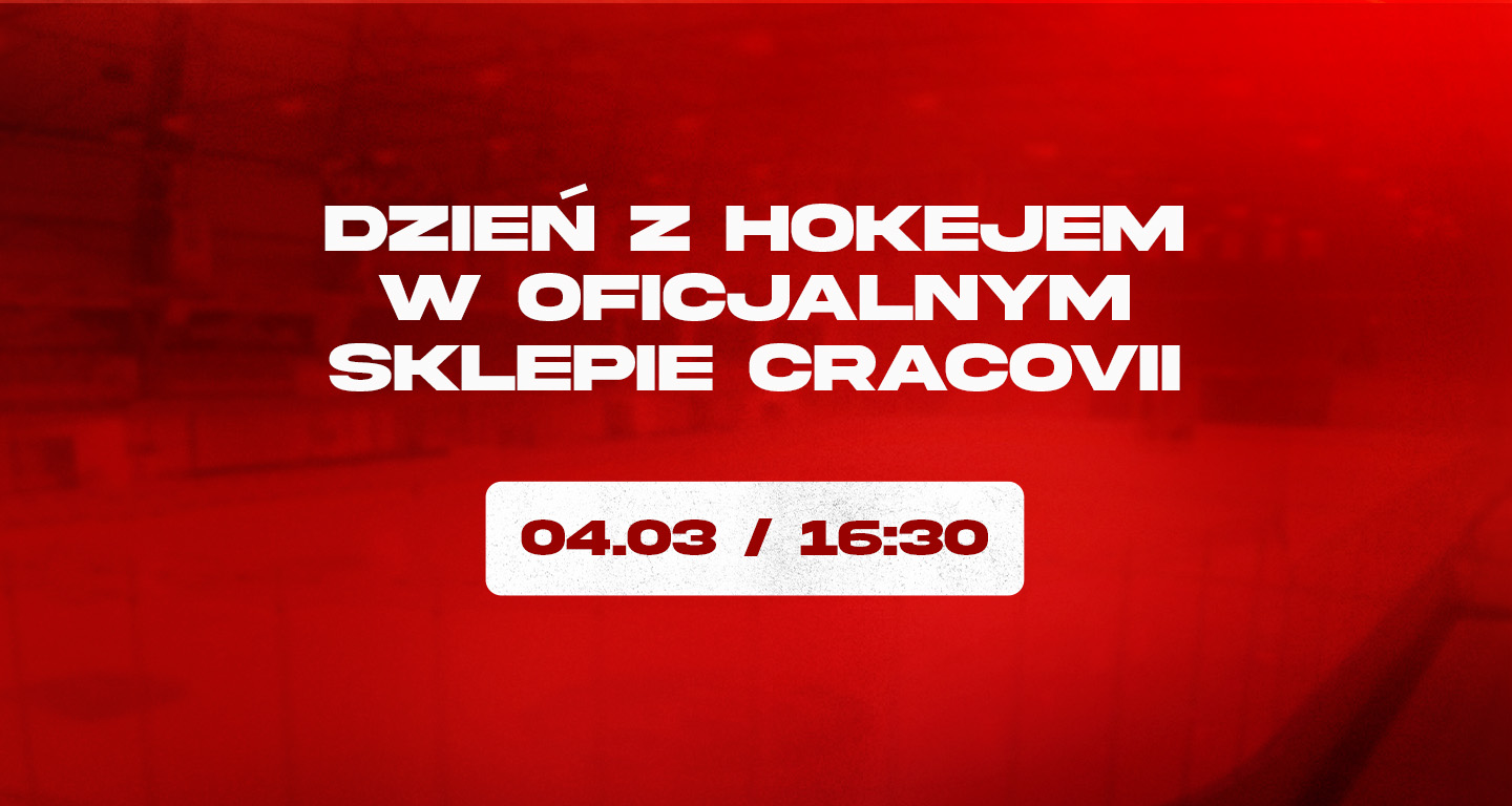 Dzień z hokejem w Oficjalnym Sklepie Cracovii już w poniedziałek!