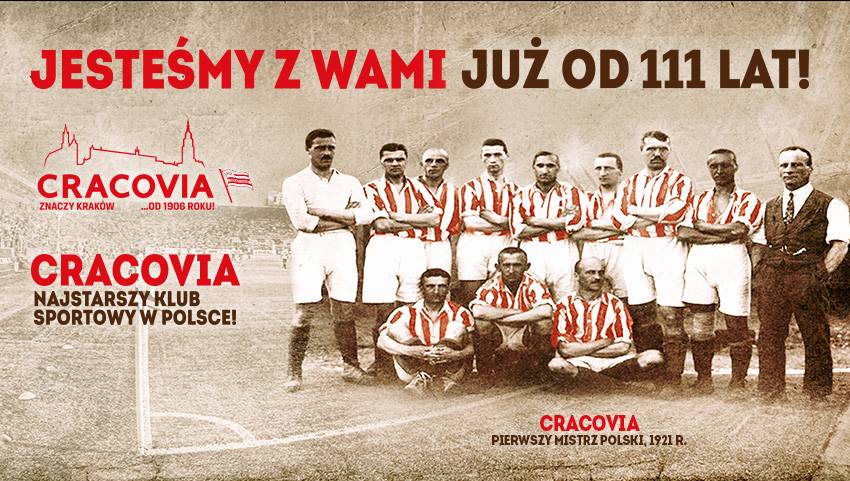 Dziś urodziny Cracovii! Mamy już 111 lat! 