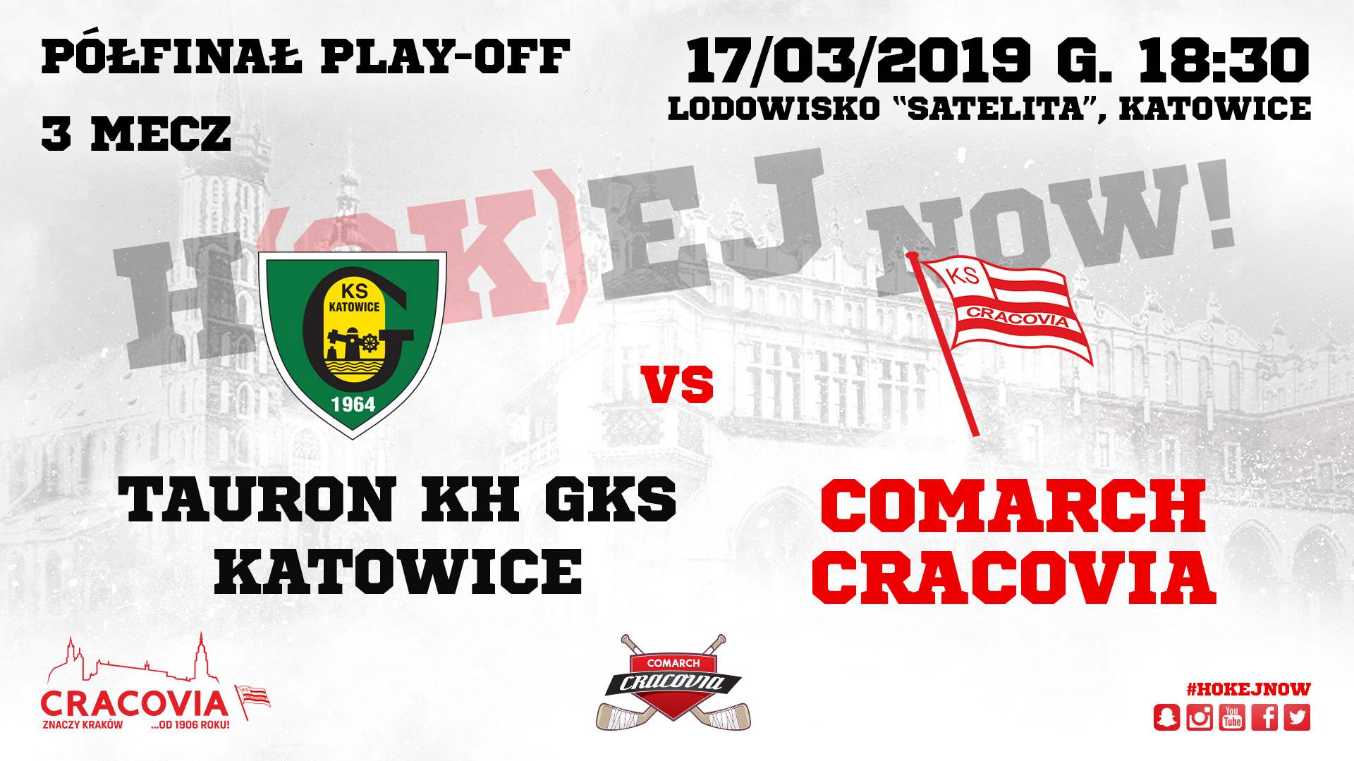 Tauron KH GKS Katowice - Comarch Cracovia [RELACJA LIVE]