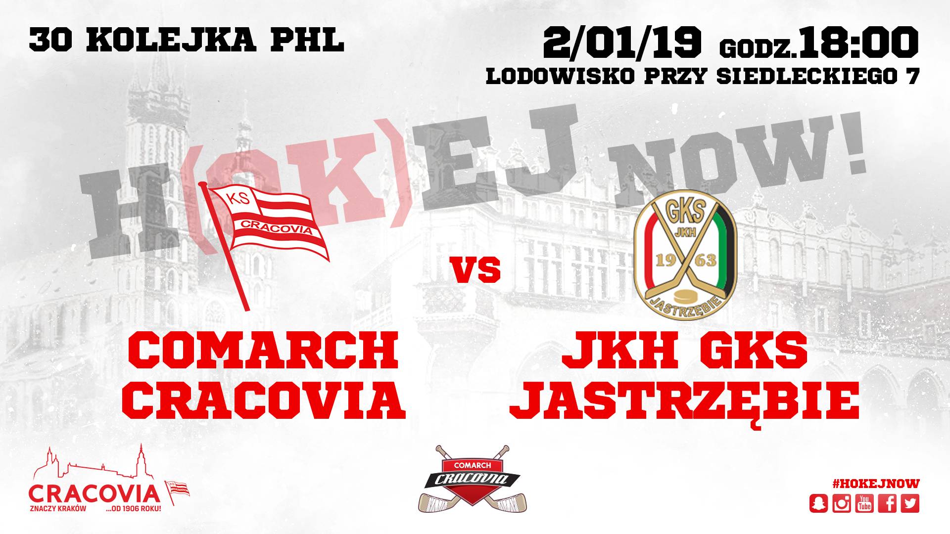 Comarch Cracovia - JKH GKS Jastrzębie [Transmisja, relacja live]