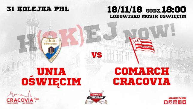 Unia Oświęcim - Comarch Cracovia [Relacja live]