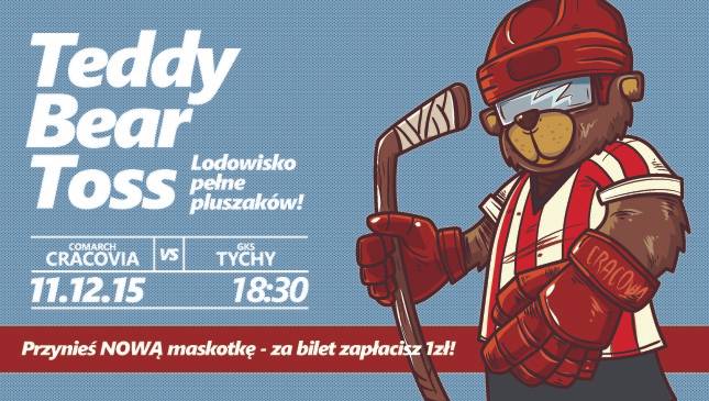 #TeddyBearToss już w piątek! Przyjdźcie wcześniej na lodowisko!