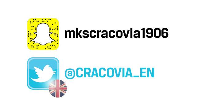 Cracovia na snapchacie i twitterze w wersji angielskiej