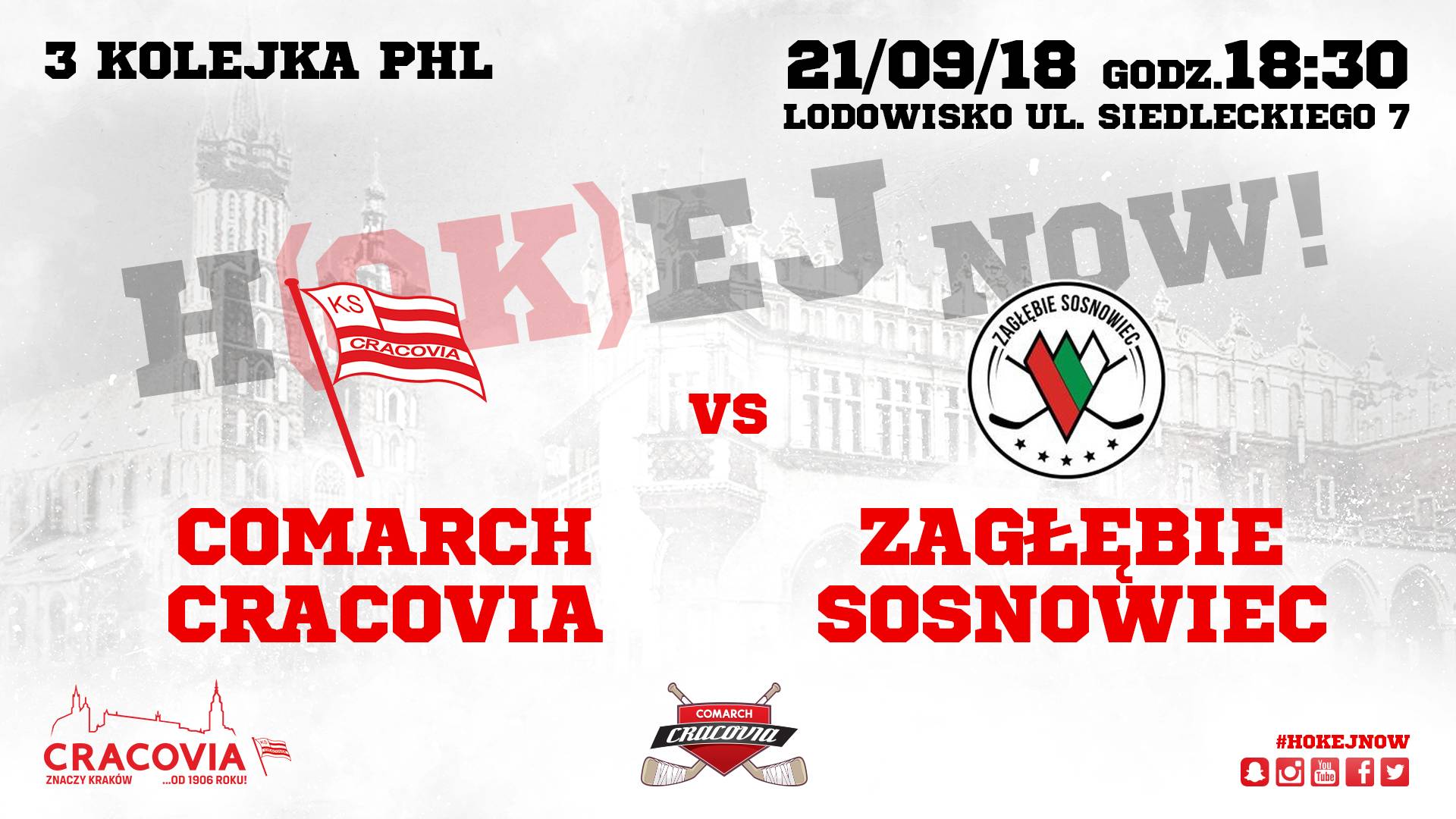 Comarch Cracovia - Zagłębie Sosnowiec godz. 18:30