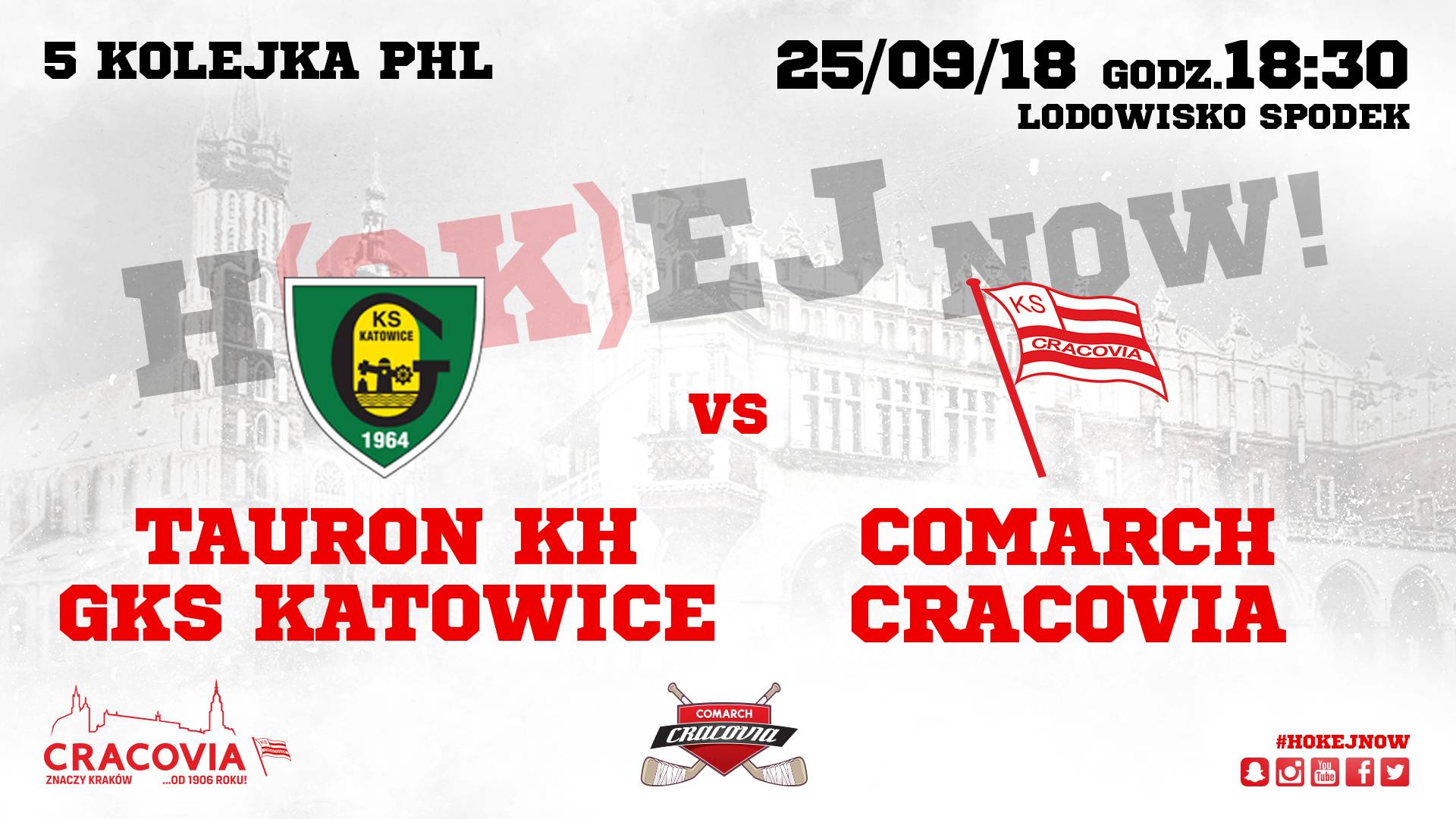 Tauron KH GKS Katowice - Comarch Cracovia [LIVE]