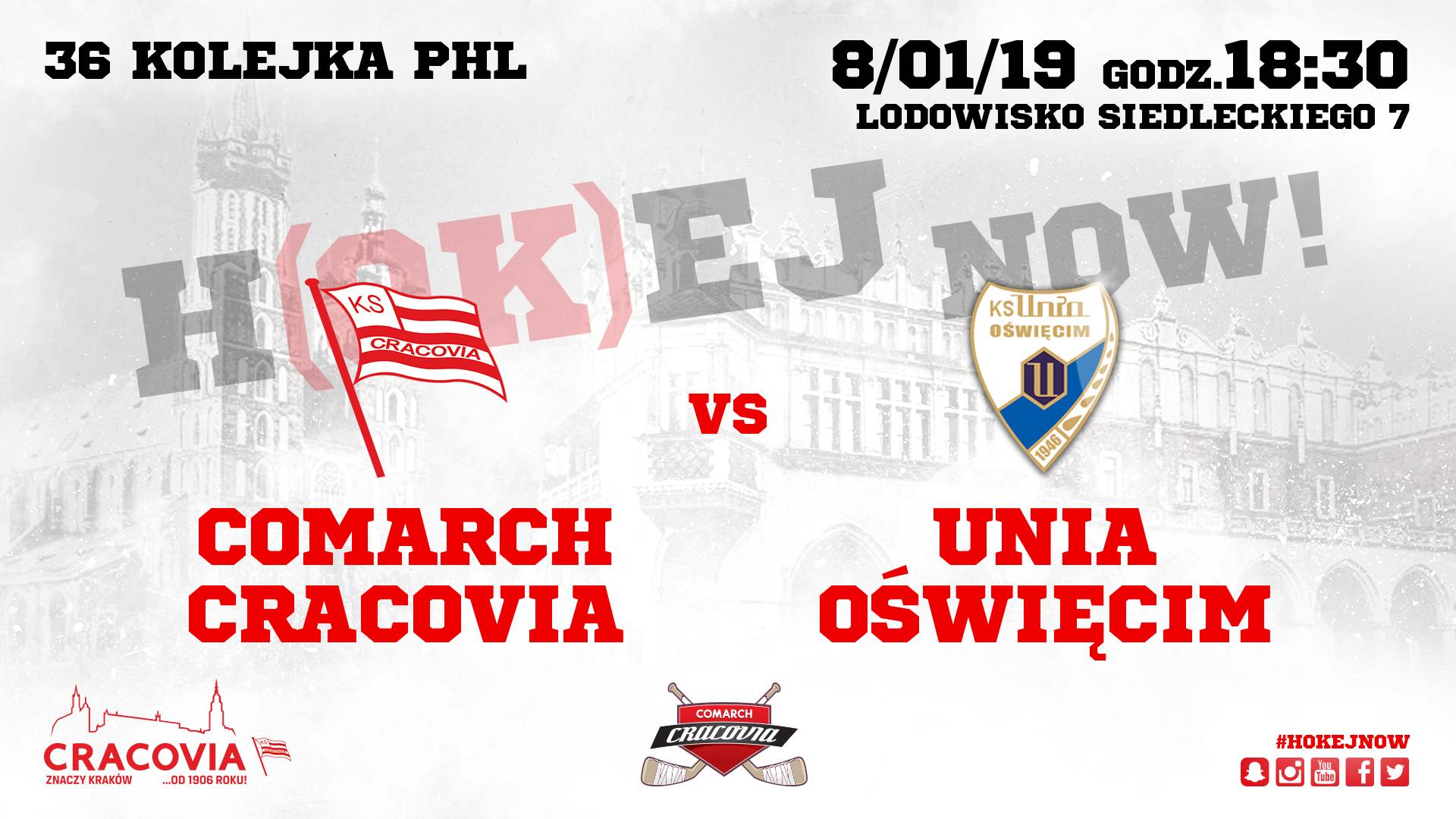 Comarch Cracovia - Unia Oświęcim [TRANSMISJA, RELACJA LIVE]