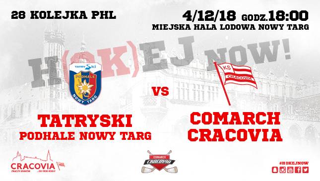 TatrySki Podhale Nowy Targ - Comarch Cracovia [RELACJA LIVE].