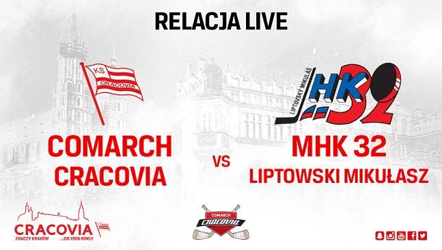 Comarch Cracovia - MHK 32 Liptowski Mikułasz [LIVE]