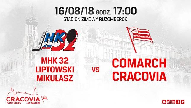 MHk 32 Liptowski Mikułasz - Comarch Cracovia  godz. 17:00