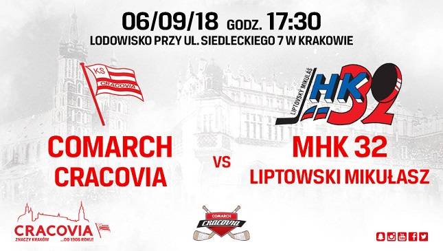 Comarch Cracovia - MHK 32 Liptowski Mikułasz godz. 17:30