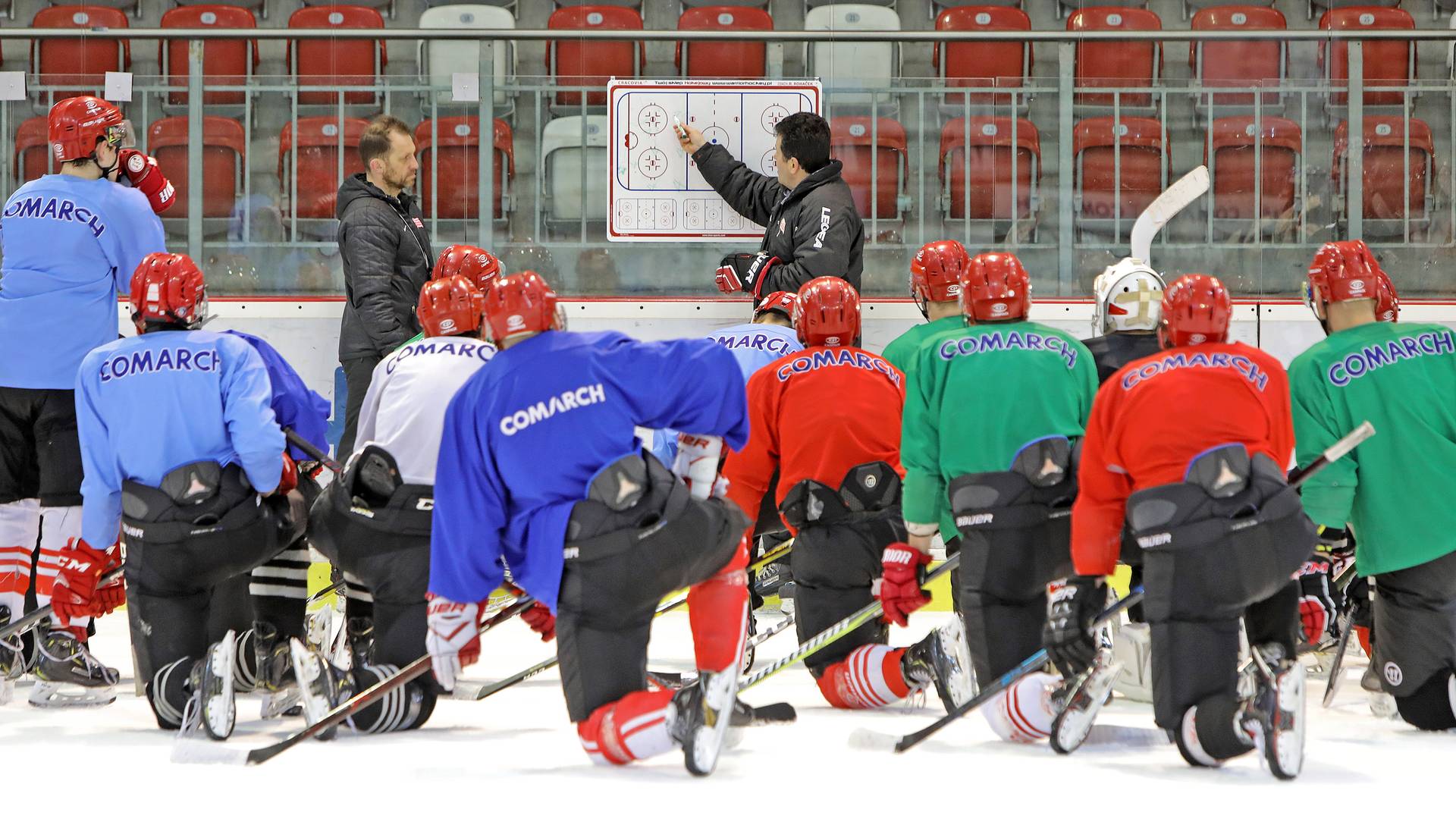 Ostatni trening przed meczem z Tauronem KH GKS Katowice 