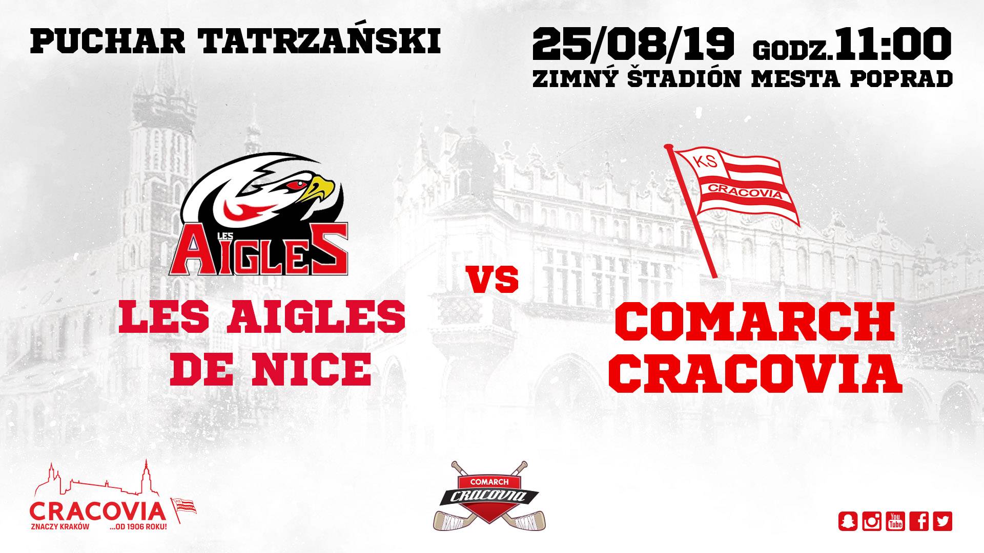 Puchar Tatrzański: Les Aigles de Nice - Comarch Cracovia  [RELACJA LIVE]