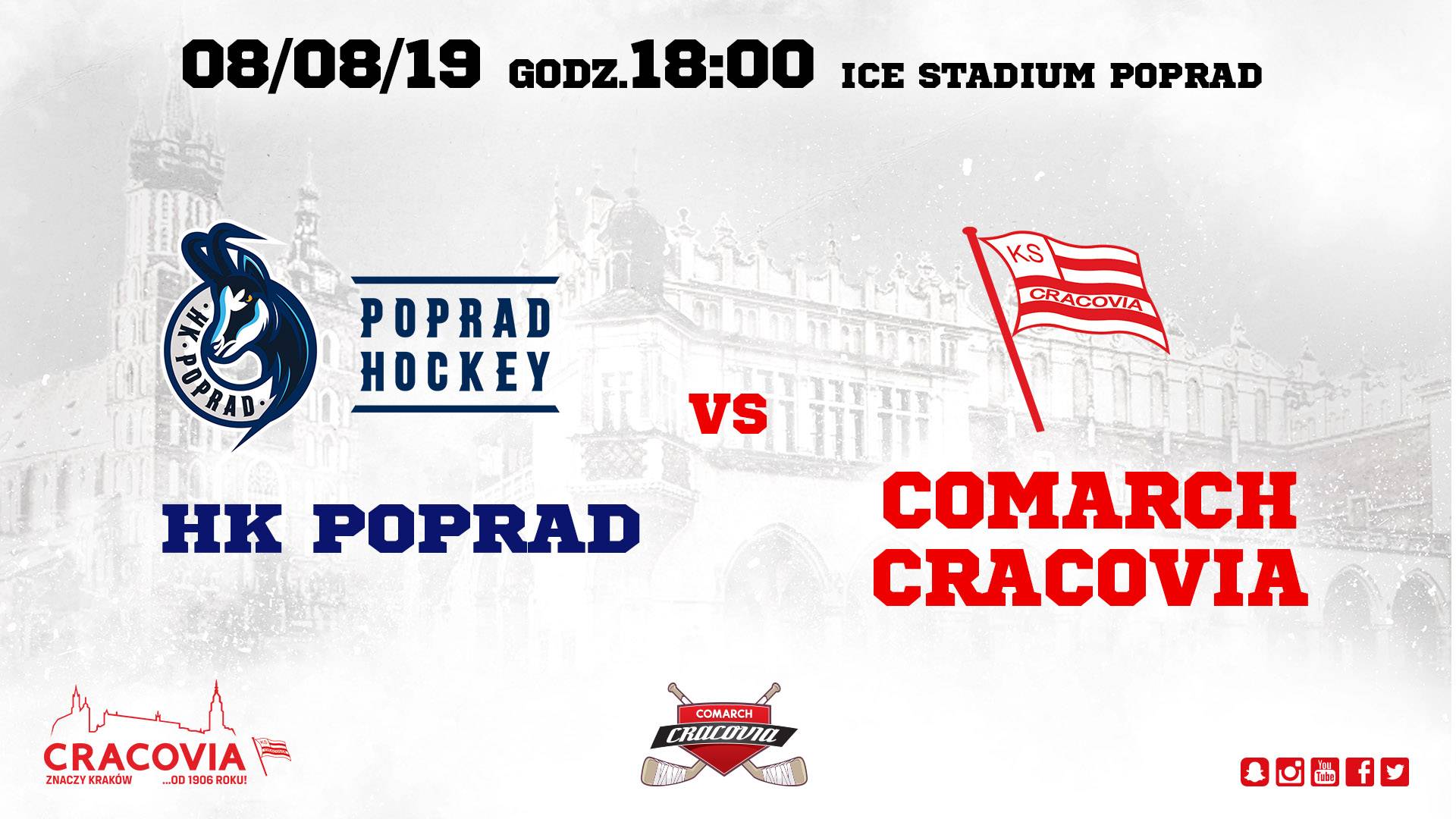 HK Poprad - Comarch Cracovia [RELACJA LIVE]