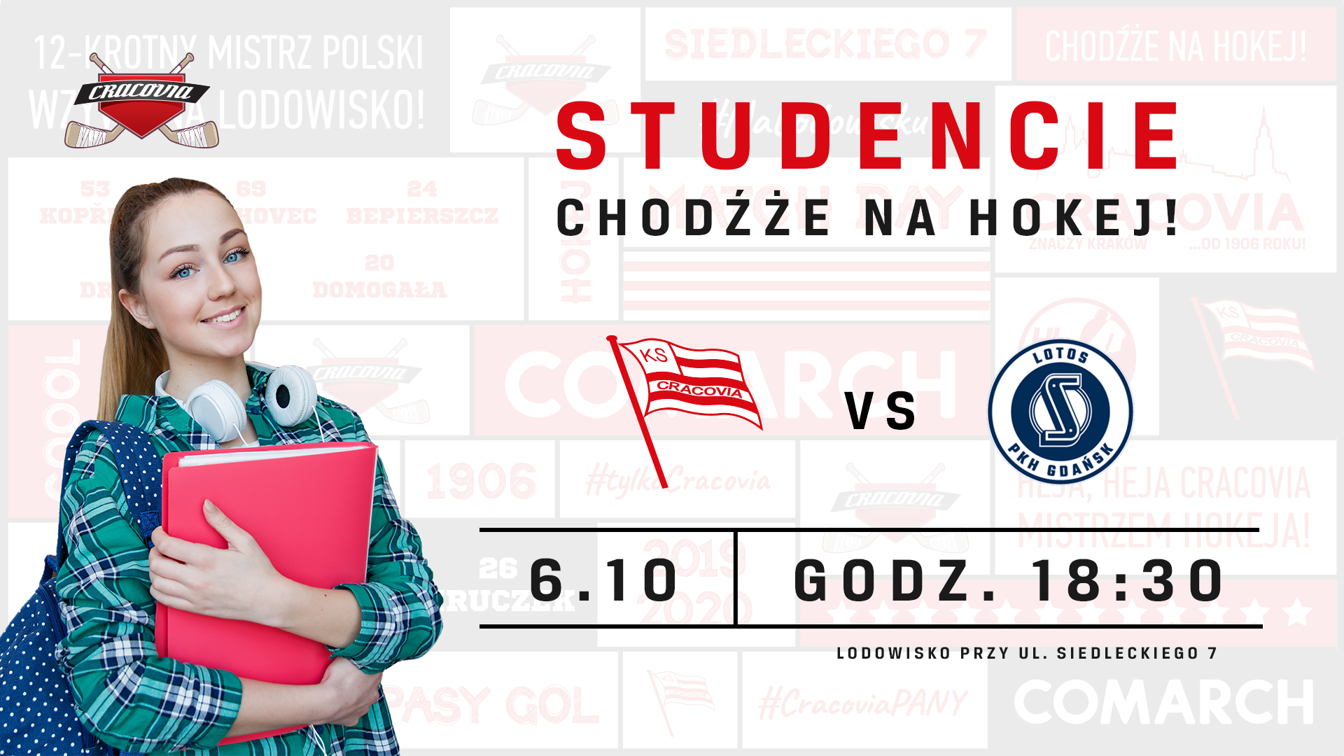 Studencie, chodźże na hokej! 