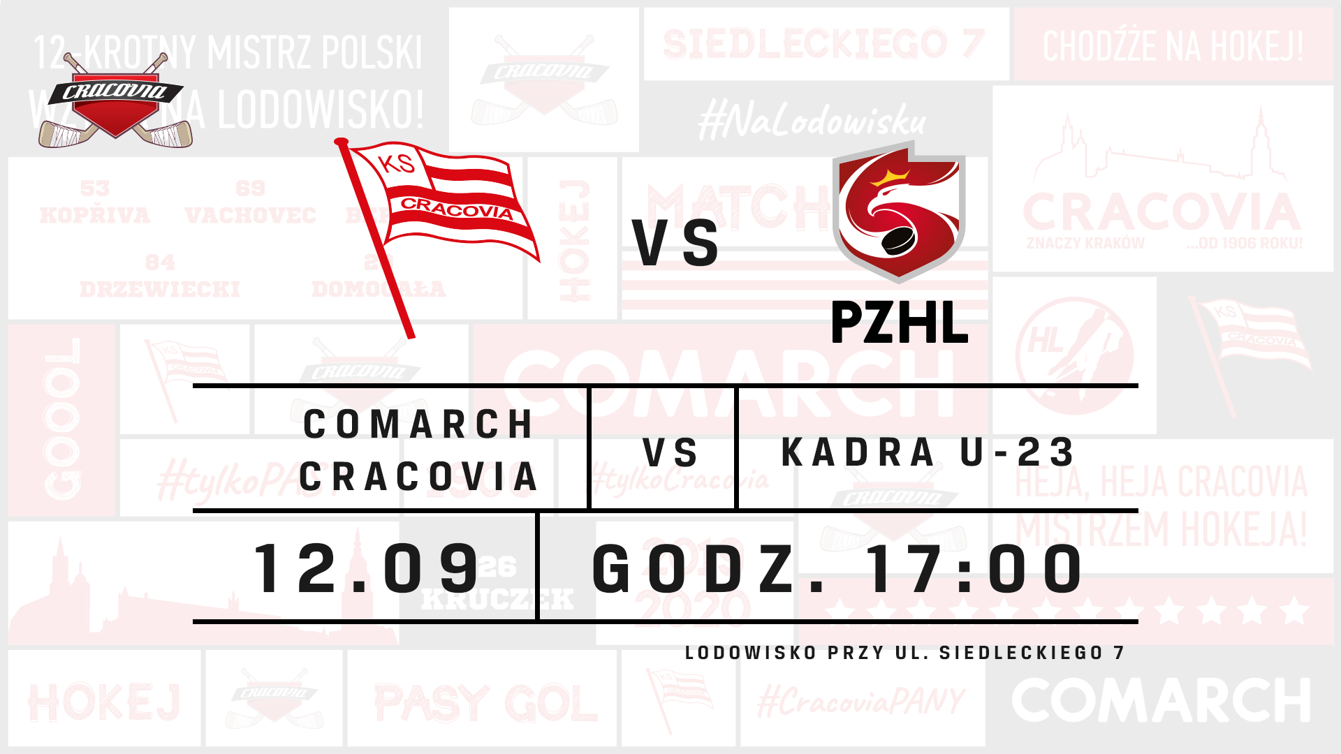 Comarch Cracovia - Kadra PZHL U-23 [Transmisja, Relacja live]