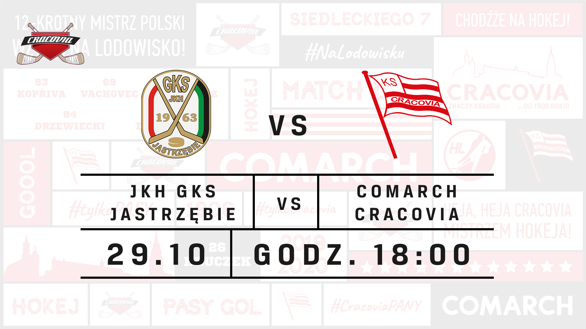 JKH GKS Jastrzębie - Comarch Cracovia [TRANSMISJA, RELACJA LIVE]