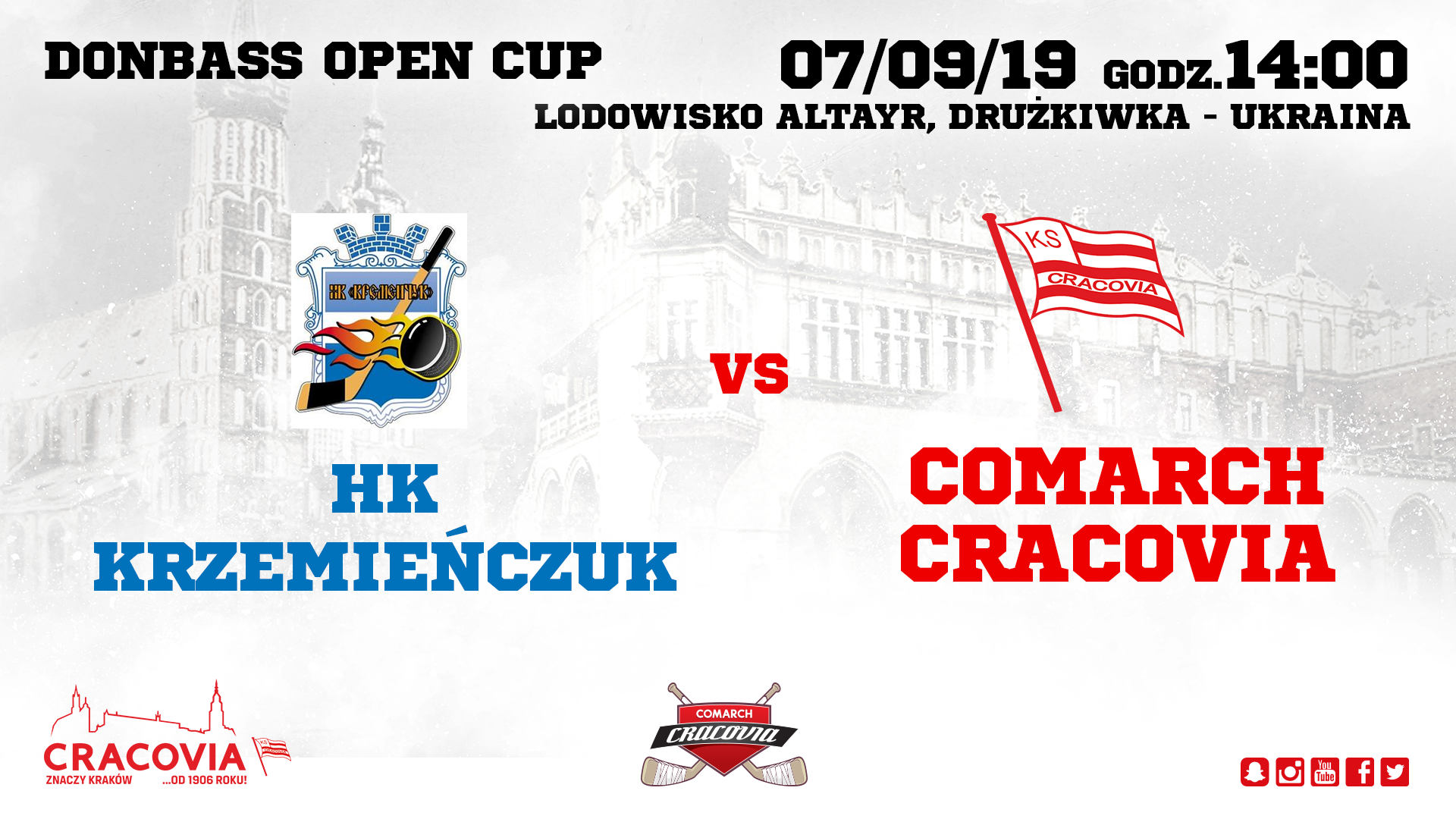 Donbass Open Cup: HK Krzemieńczuk - Comarch Cracovia [RELACJA LIVE]