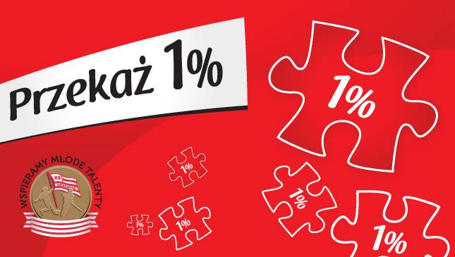 Przekaż 1% podatku na szkolenie młodych talentów!