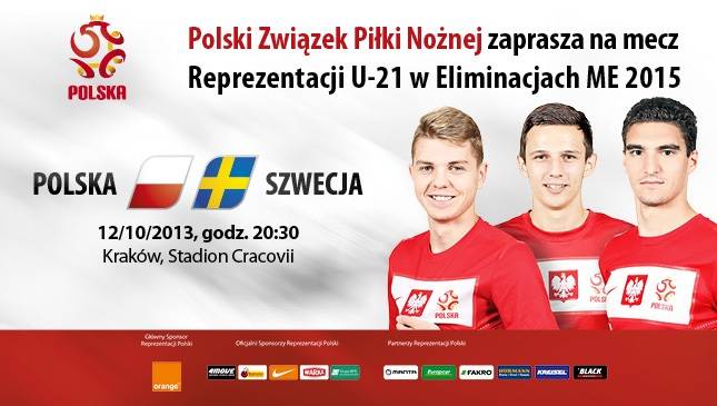 W sobotę mecz Polska U-21 – Szwecja U-21. Karnetowicze wchodzą za darmo!